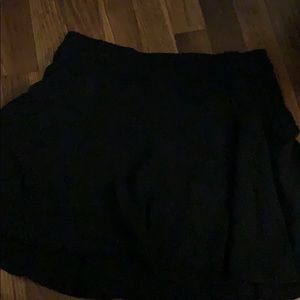 black skirt